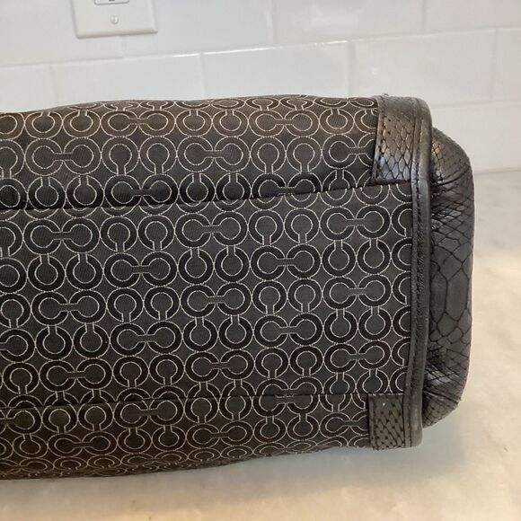 Coach Jacquard Signature Logo Madison Phoebe Shoulder Bag - Picture 8 of 16